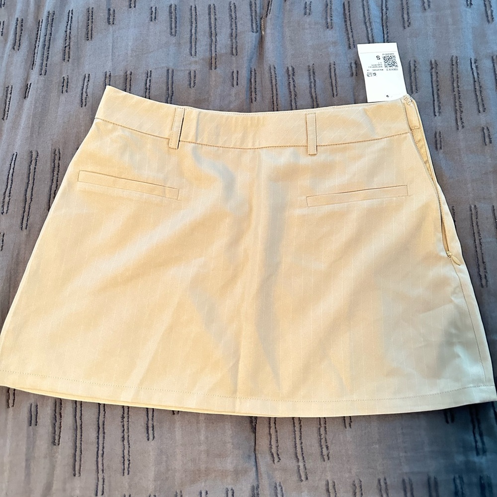 Forever 21 A-line tan Mini-skirt brand new with tag